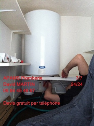 apams plomberie Poleymieux Au Mont D'Or pose et installation de chauffe eau