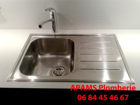 evier apams plomberie Poleymieux Au Mont D'Or apams plomberie evier, dépannage évier, fuite évier, robinet évier, débouchage évier bouché